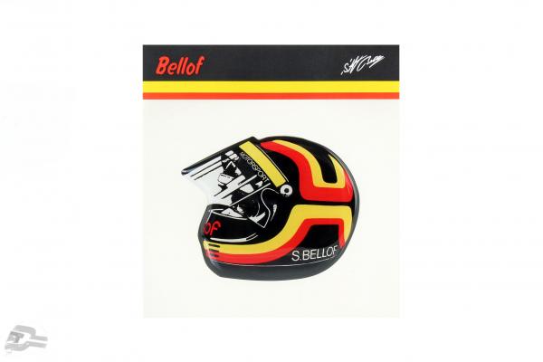 Stefan Bellof Aufkleber Helm 80 x 65 mm - BS-17-802, EAN 7487238924330